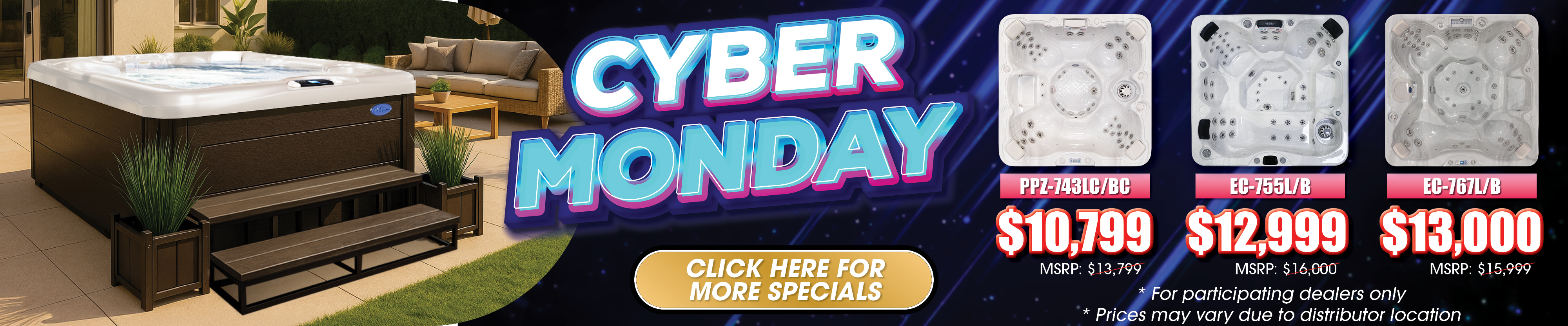 Calspas hot tub being used in a family setting - Turlock