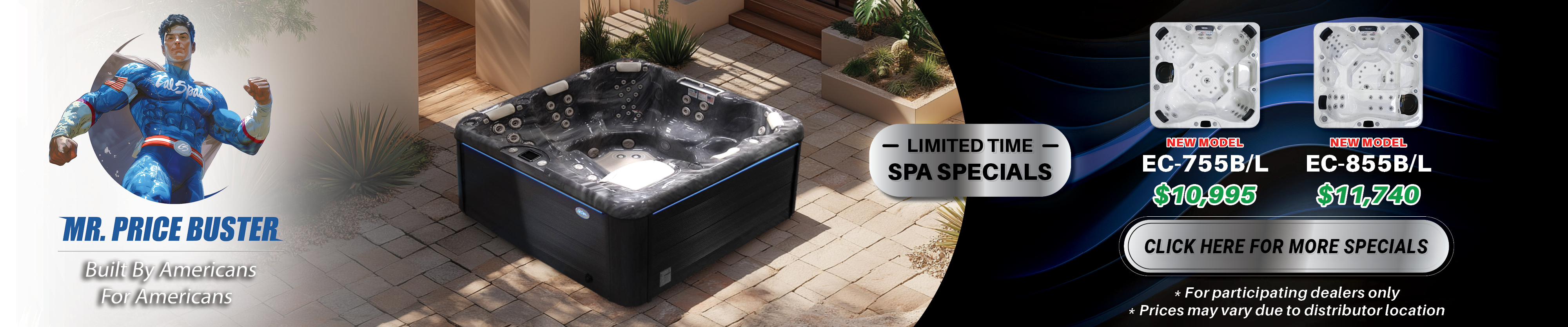 Calspas hot tub being used in a family setting - Turlock